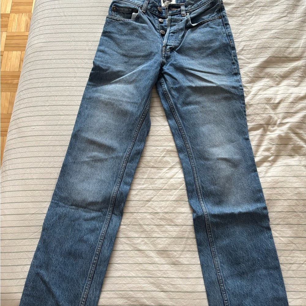 Rouje Women's Straight Leg Jeans - Blue
